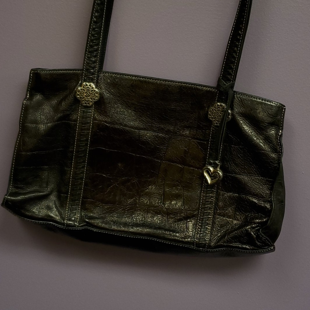 Brighton leather handbag brown interior medium